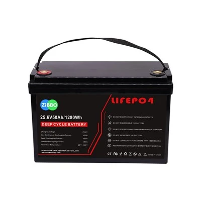 24V 50AH ڈیپ سائیکل ریچارج ایبل بیٹری