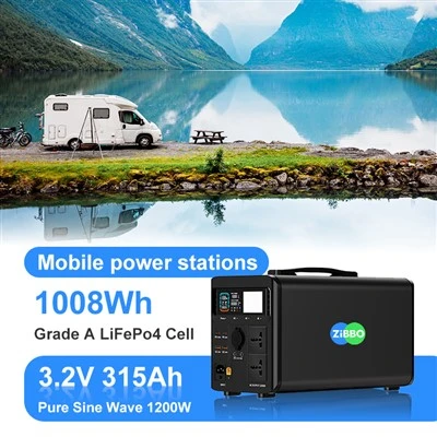 1200W پورٹیبل پاور اسٹیشن 1008WH LIFEPO4 بیٹری
