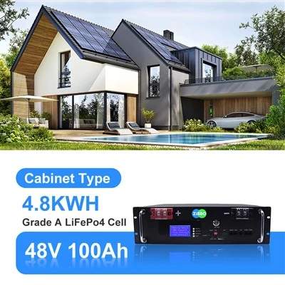 48V 100AH ​​LiFePO4 فاسفیٹ ریک ماؤنٹ ایبل بیٹری