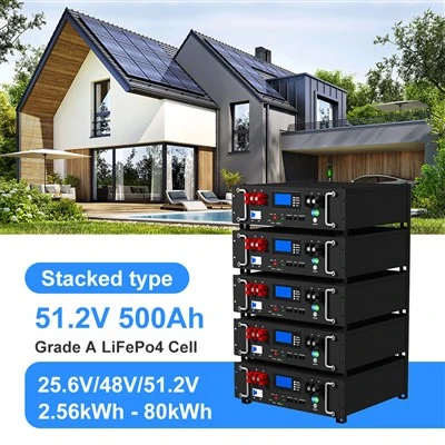 شمسی لتیم بیٹری پیک 51.2V 500AH 25KWH سرور ریک بیٹریاں